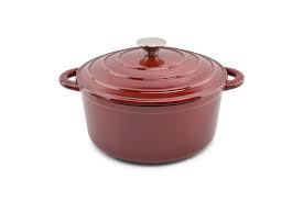 Ferno Bratentopf Gusseisen 26cm rot